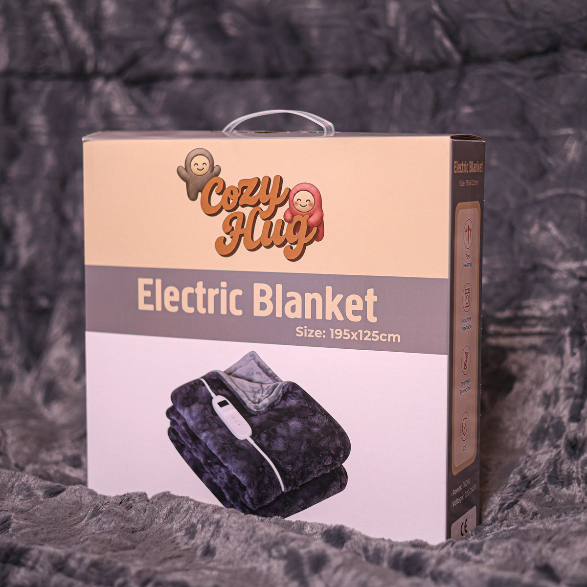 Grey Electric Blanket