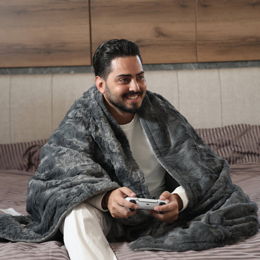 Grey Electric Blanket